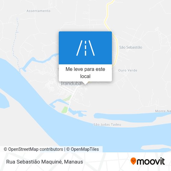 Rua Sebastião Maquiné mapa