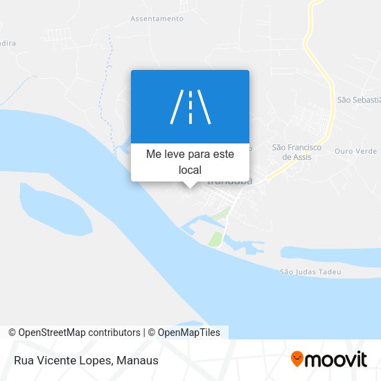 Rua Vicente Lopes mapa
