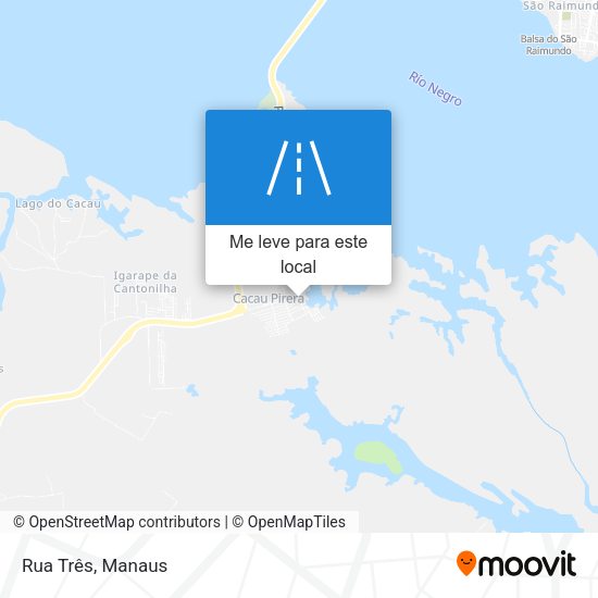 Rua Três mapa