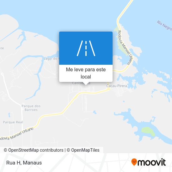 Rua H mapa