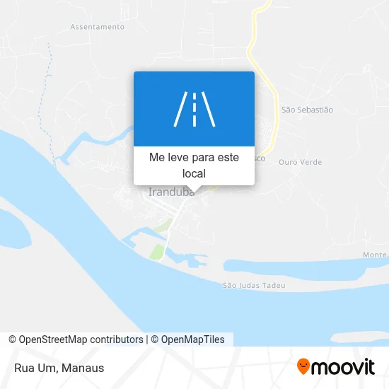Rua Um mapa