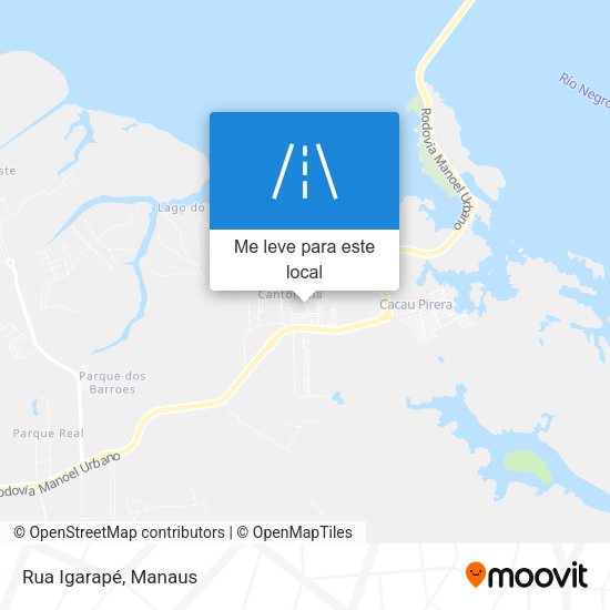 Rua Igarapé mapa