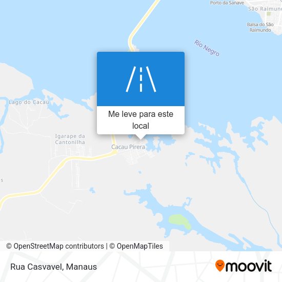 Rua Casvavel mapa