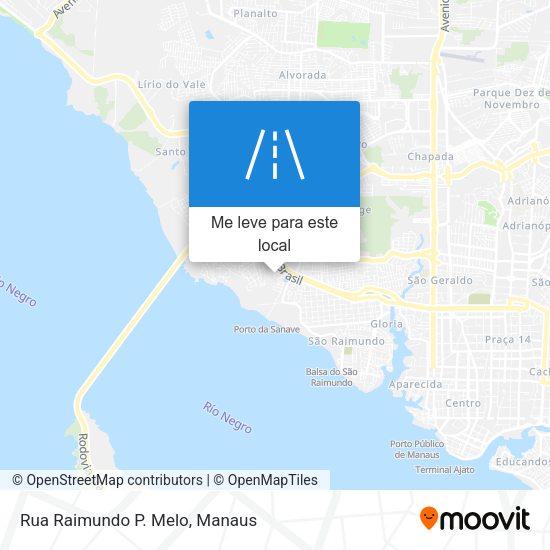 Rua Raimundo P. Melo mapa