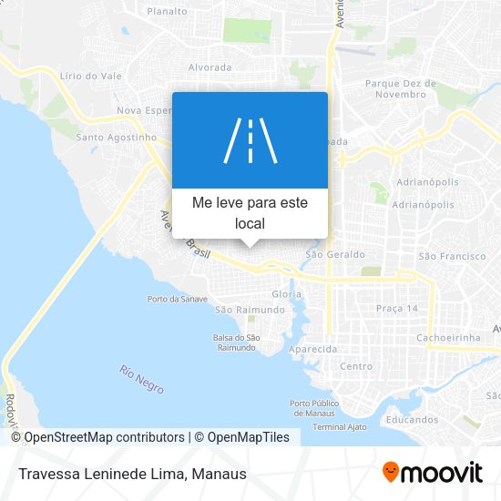 Travessa Leninede Lima mapa