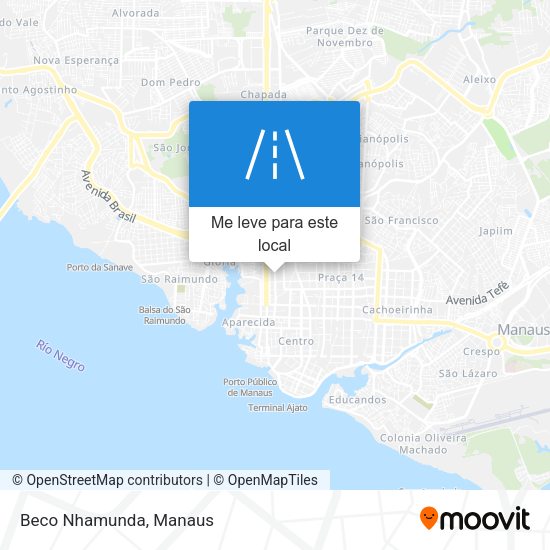 Beco Nhamunda mapa