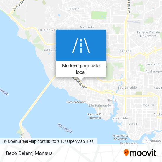 Beco Belem mapa