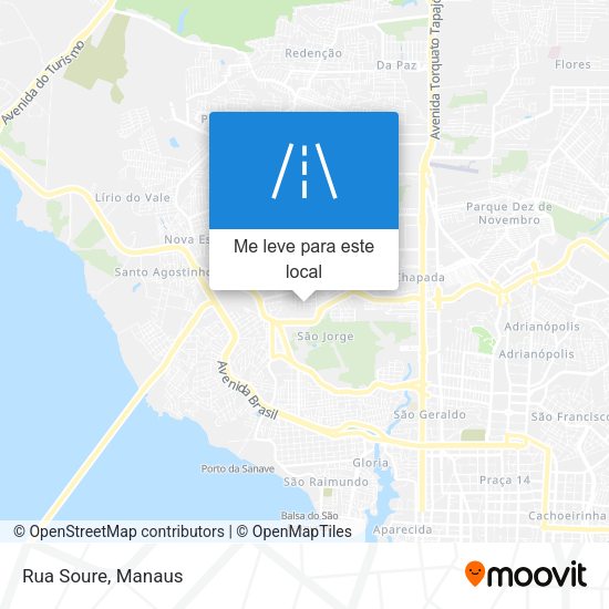 Rua Soure mapa