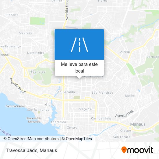Travessa Jade mapa