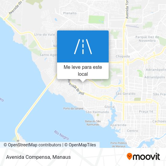 Avenida Compensa mapa