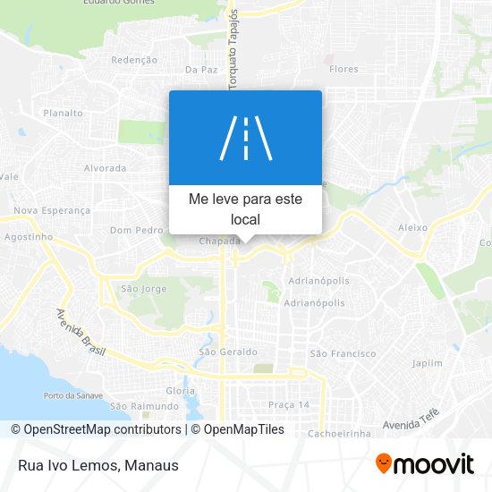 Rua Ivo Lemos mapa