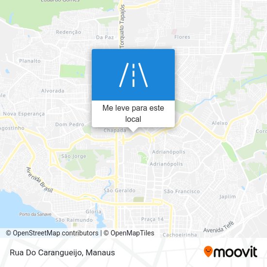 Rua Do Carangueijo mapa