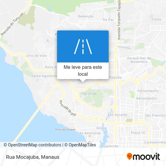 Rua Mocajuba mapa