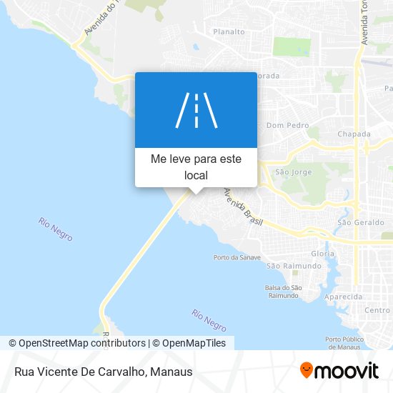 Rua Vicente De Carvalho mapa