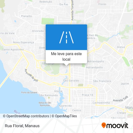 Rua Floral mapa