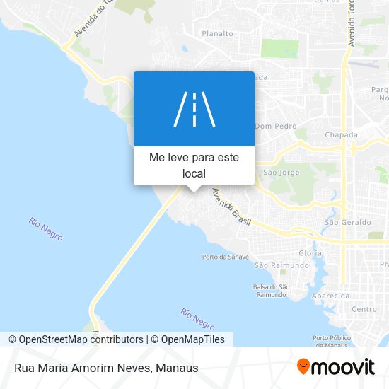 Rua Maria Amorim Neves mapa