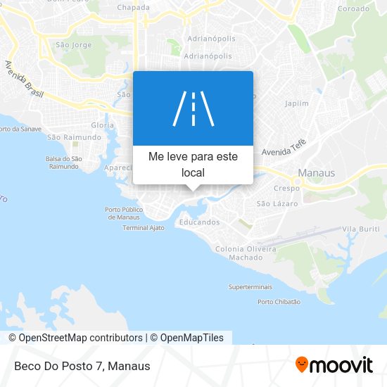 Beco Do Posto 7 mapa