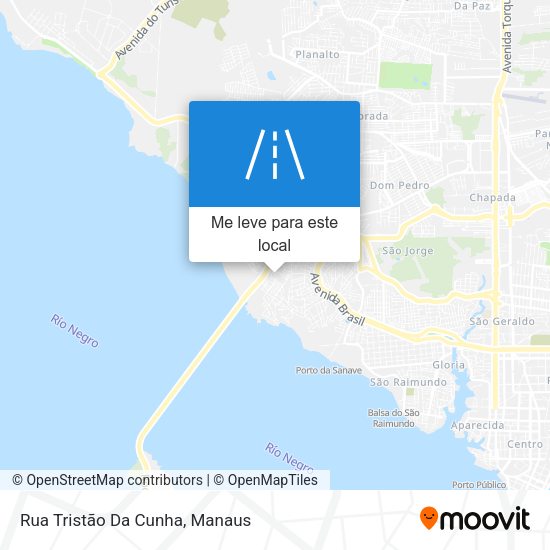 Rua Tristão Da Cunha mapa