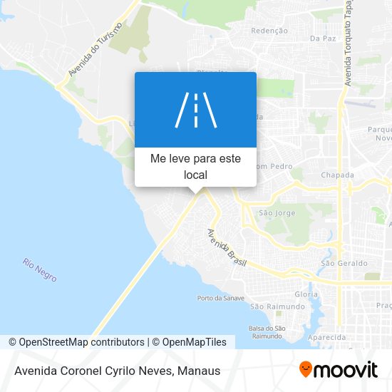 Avenida Coronel Cyrilo Neves mapa