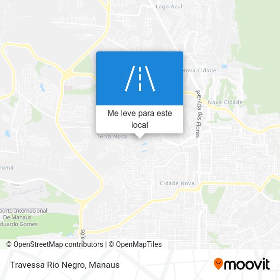 Travessa Rio Negro mapa