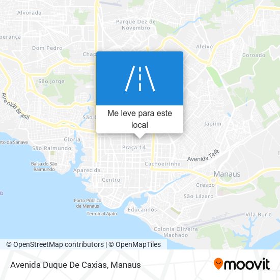 Avenida Duque De Caxias mapa