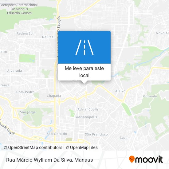 Rua Márcio Wylliam Da Silva mapa