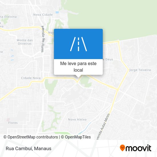 Rua Cambuí mapa