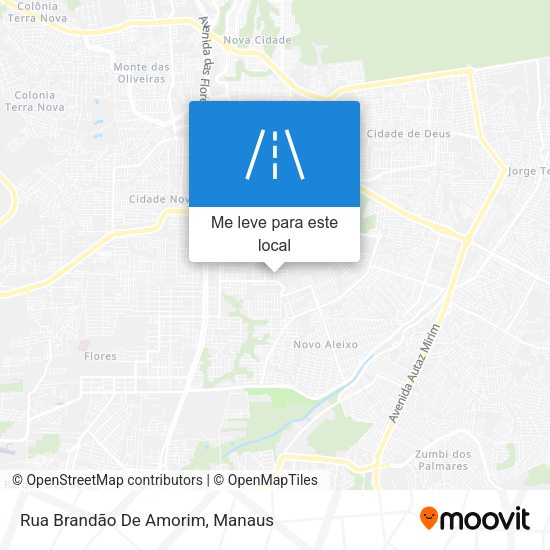 Rua Brandão De Amorim mapa
