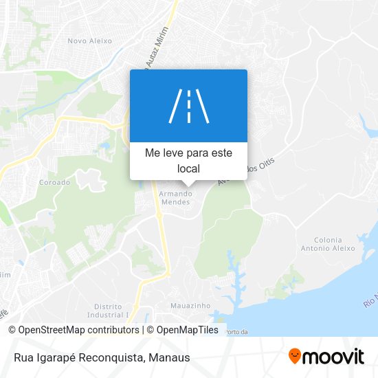 Rua Igarapé Reconquista mapa