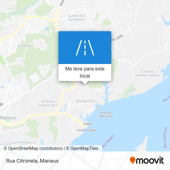Rua Citronela mapa