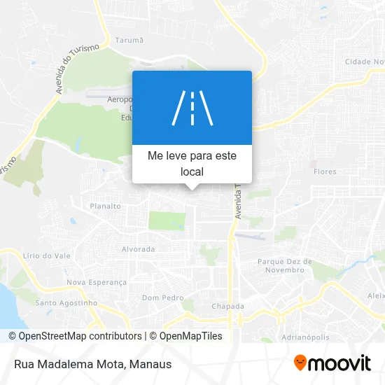 Rua Madalema Mota mapa