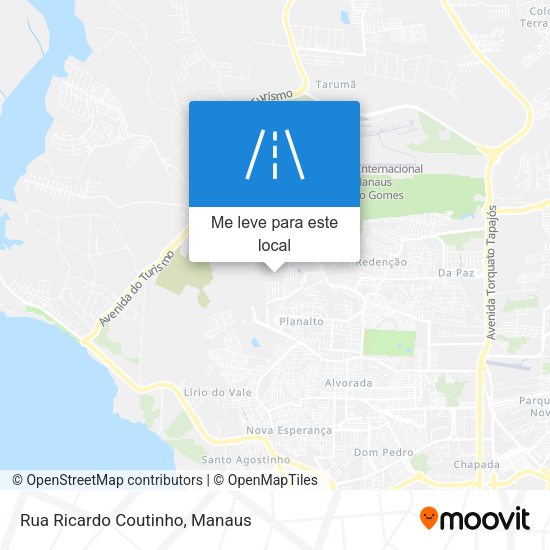 Rua Ricardo Coutinho mapa
