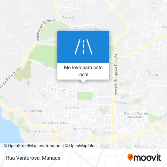 Rua Venturosa mapa