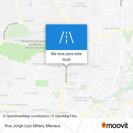Rua Jorge Luiz Milani mapa