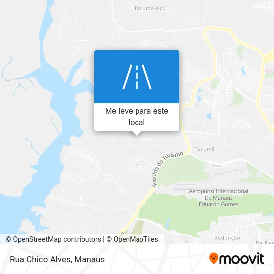 Rua Chico Alves mapa