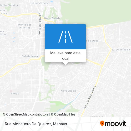 Rua Monsueto De Queiroz mapa