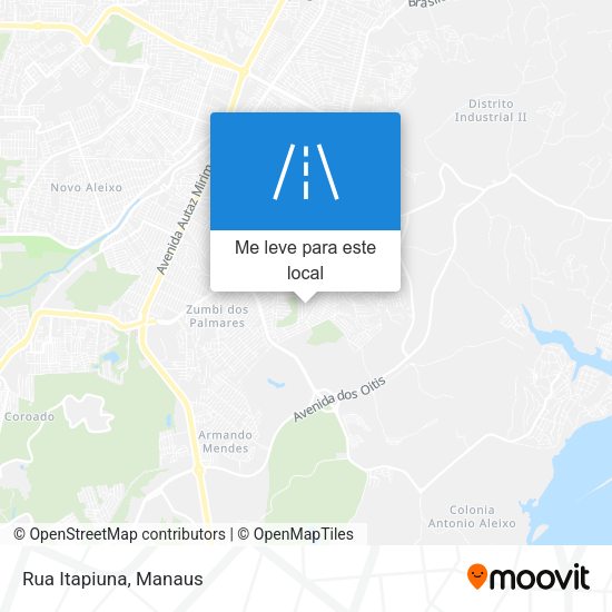 Rua Itapiuna mapa
