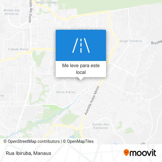Rua Ibiruba mapa
