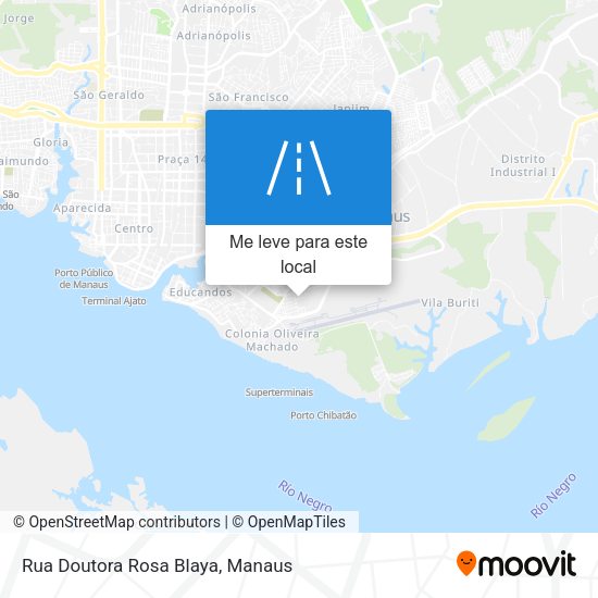 Rua Doutora Rosa Blaya mapa