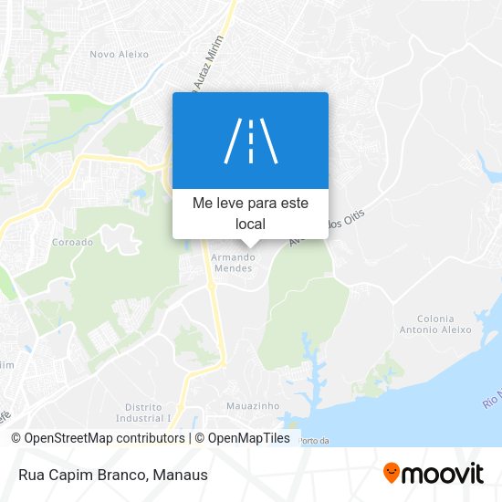 Rua Capim Branco mapa