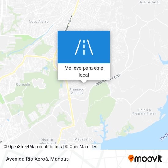 Avenida Rio Xeroá mapa