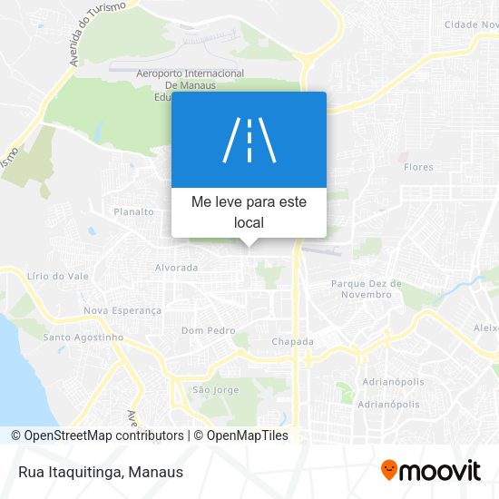 Rua Itaquitinga mapa