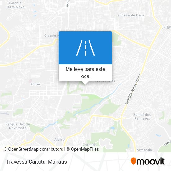 Travessa Caitutu mapa