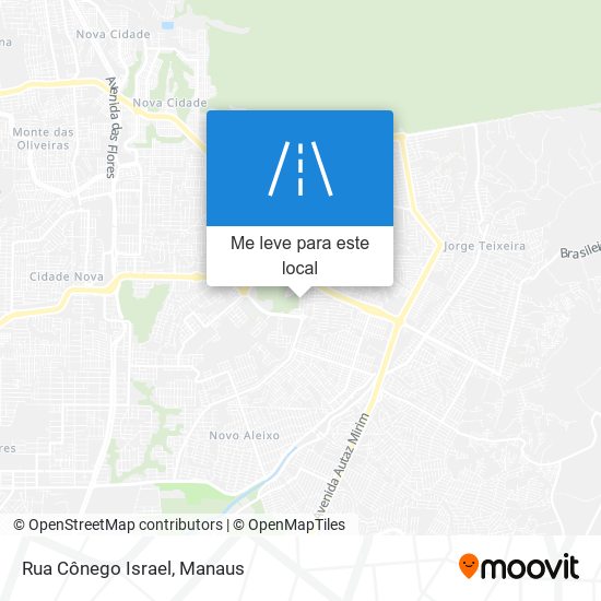 Rua Cônego Israel mapa