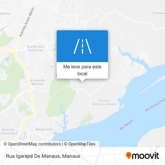 Rua Igarapé De Manaus mapa