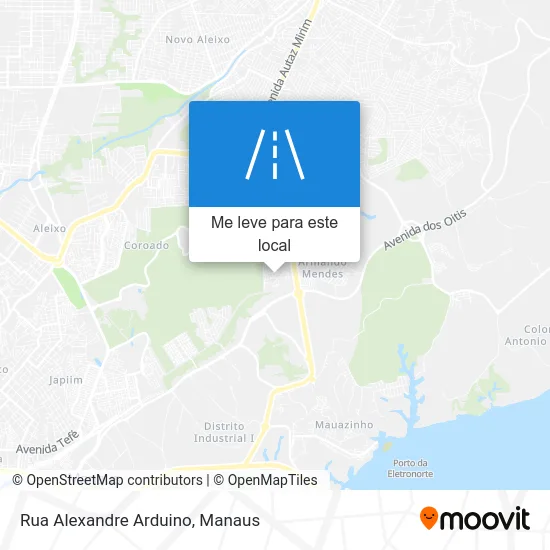 Rua Alexandre Arduino mapa