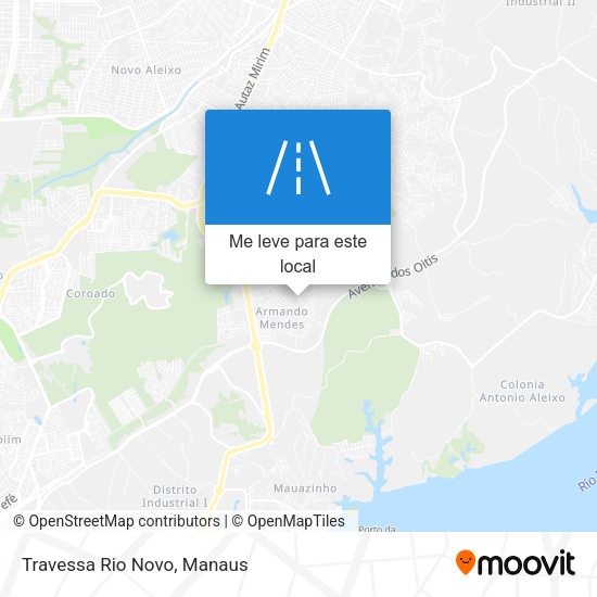 Travessa Rio Novo mapa