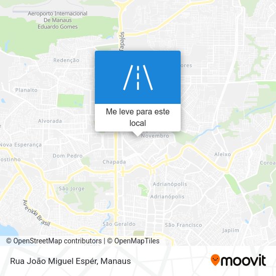 Rua João Miguel Espér mapa