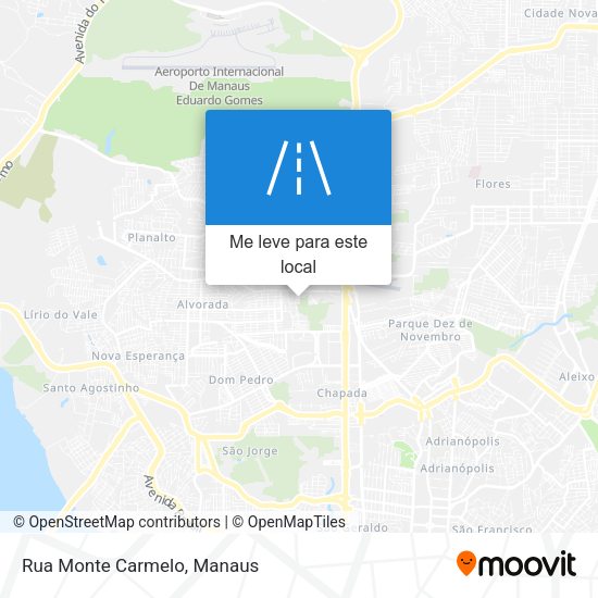Rua Monte Carmelo mapa