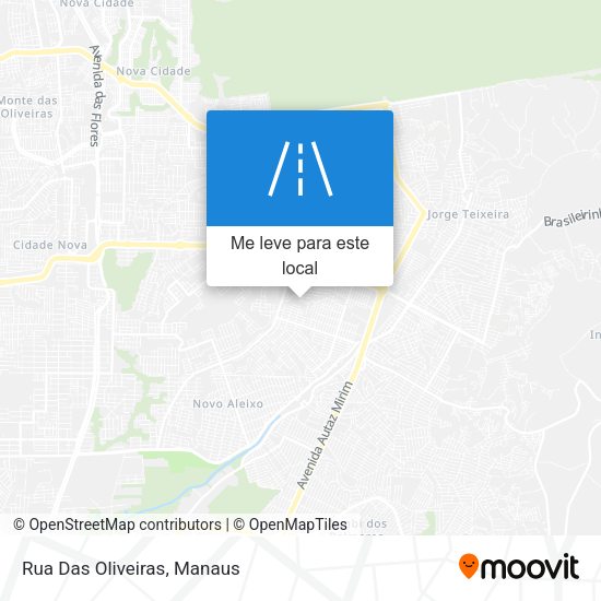 Rua Das Oliveiras mapa